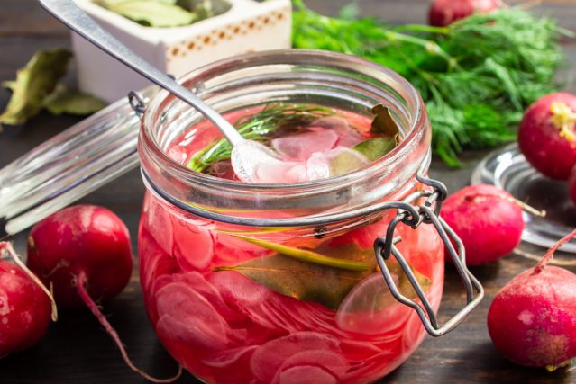 Marinierte Radieschen